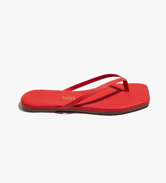 TKEES SQAURE TOE LILY FLIP FLOPS