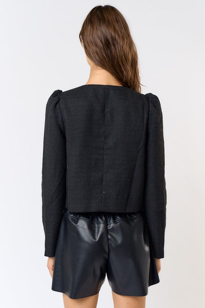 Rhinestone bow jacket *LAST ONE - Sz L*