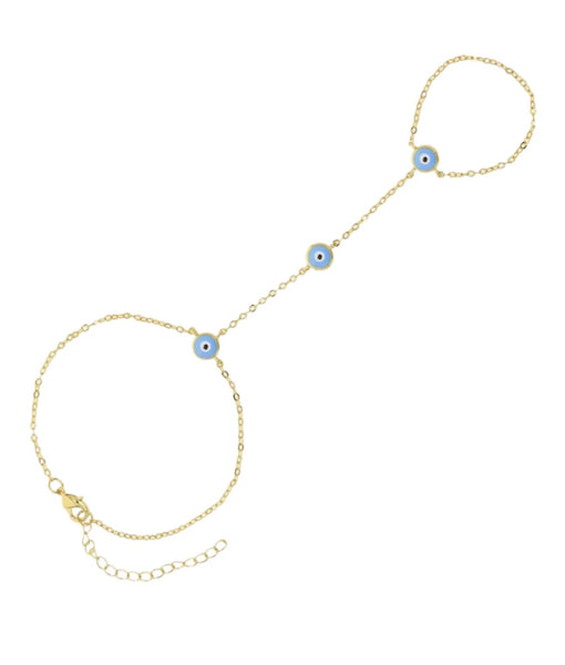 THE EVIL EYE HAND CHAIN