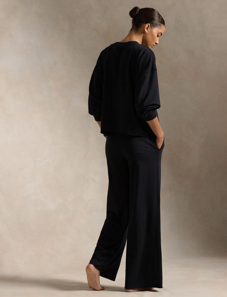 French Terry Long Sleeve Sweatshirt Lounge/PJ Set