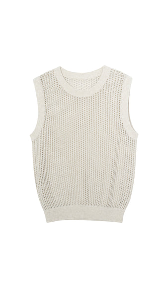 THE LIGHT OF RETURNING TO NATURE KNIT VEST *LAST ONE*