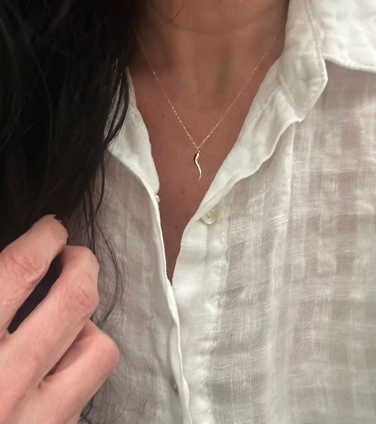 MINI ‘CORNICELLI’ HORN NECKLACE