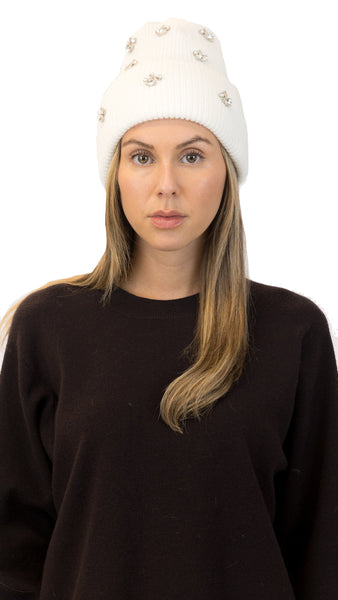 BEANIE WITH CRYSTALS