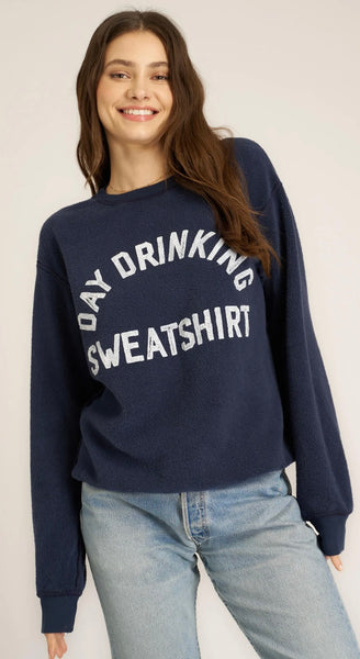 REVERSIBLE GAME DAY/DAY DRINKING SWEATSHIRT