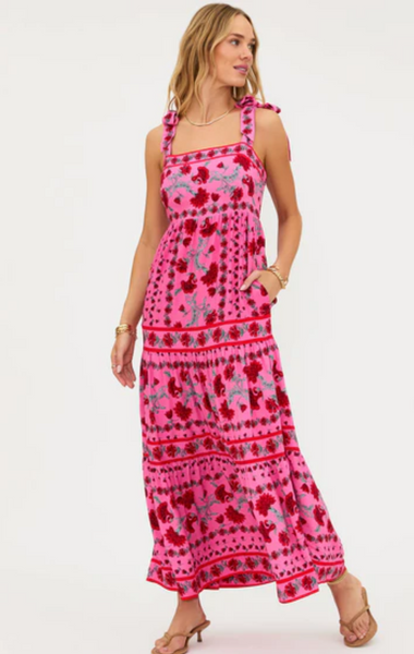 Charlotte Dress - Redwood Floral