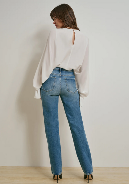 THE JEN MID RISE SLIM STRAIGHT