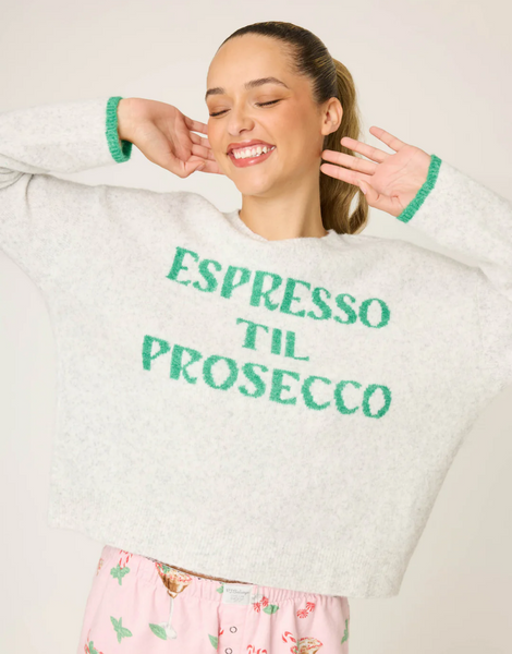 ESPRESSO TO PROSECCO SNUGGLE SWEATER *LAST ONE - Small*