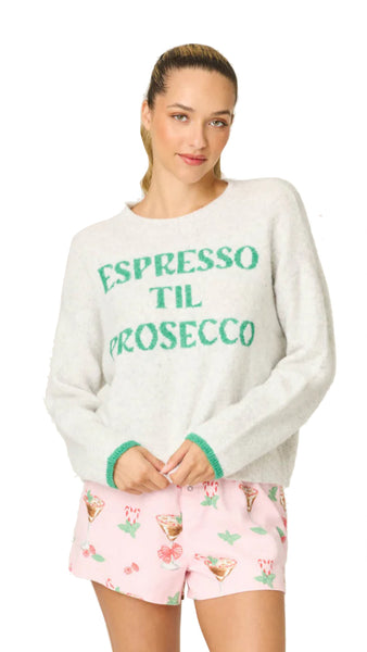 ESPRESSO TO PROSECCO SNUGGLE SWEATER *LAST ONE - Small*