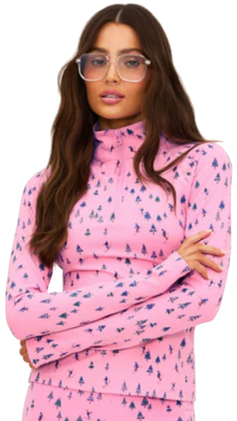 Kamara Top - Ski Patrol Waffle Quarter Zip *LOW STOCK*