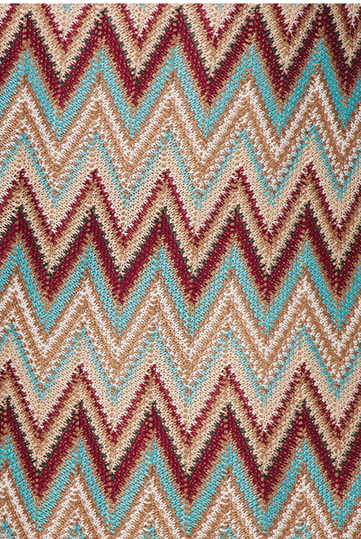 ANDREA CHEVRON STRAPLESS DRESS