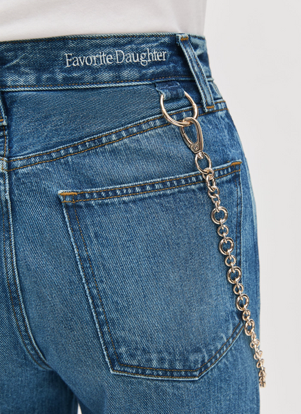 MASHA SUPER HIGH RISE WIDE LEG W. REMOVABLE CHAIN