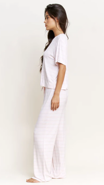 PINK BALLET HOUNDSTOOTH TEE PANT SET