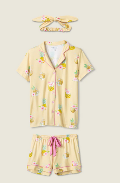 Aloha Hour 3-Piece PJ Set
