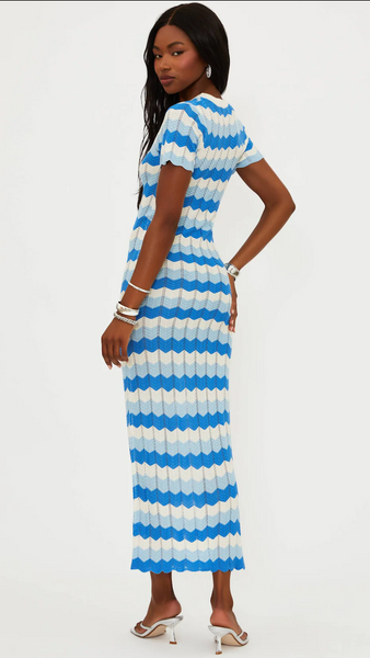Emory Dress Coastal Waves