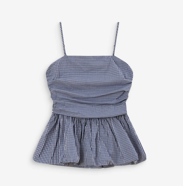 VALO FITTED PEPLUM TOP