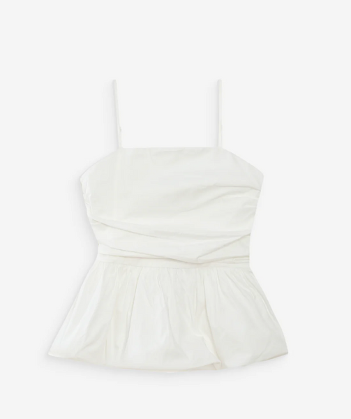 VALO FITTED PEPLUM TOP