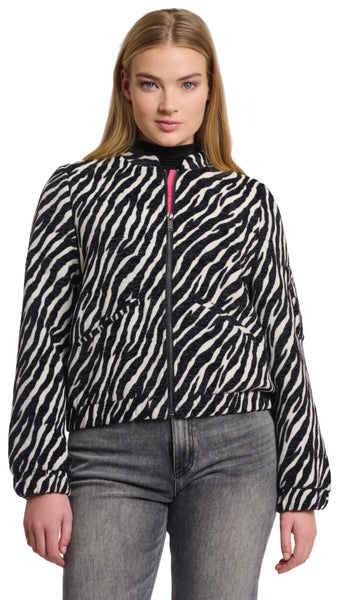 Rino & Pelle Reversible Andrea Bomber Jacket Black Zebra *LAST ONE - Sz L*