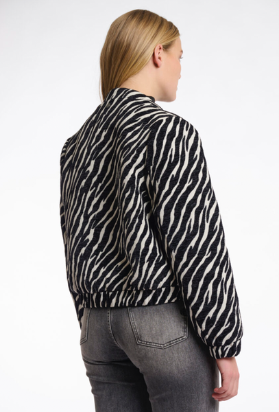 Rino & Pelle Reversible Andrea Bomber Jacket Black Zebra *LAST ONE - Sz L*