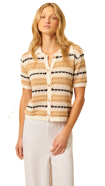 MAKAI SHORT SLEEVE SWEATER