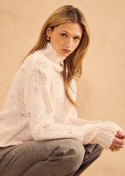 QUINN BONBON TURTLENECK SWEATER *Last One - SZ S*