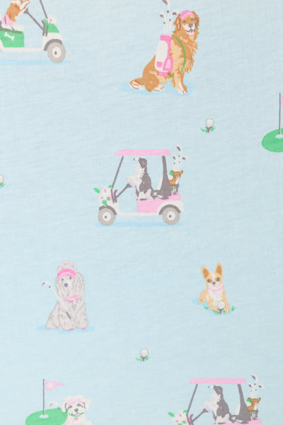 Whimsy Putter Pup Cropped PJ Set