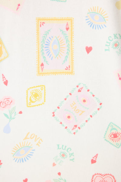 Lucky Me Tarot Card Print PJ Set