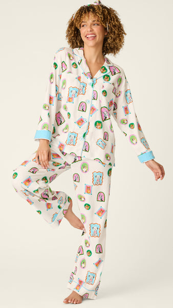 Picture Purrfect Pet Portraits 3-Piece Flannel PJ Set