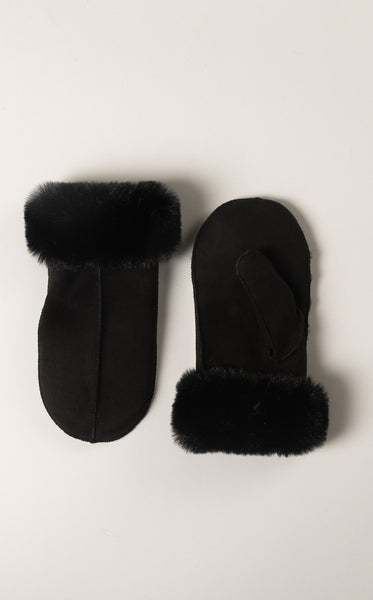 FAUX SUEDE LUXE MITTENS