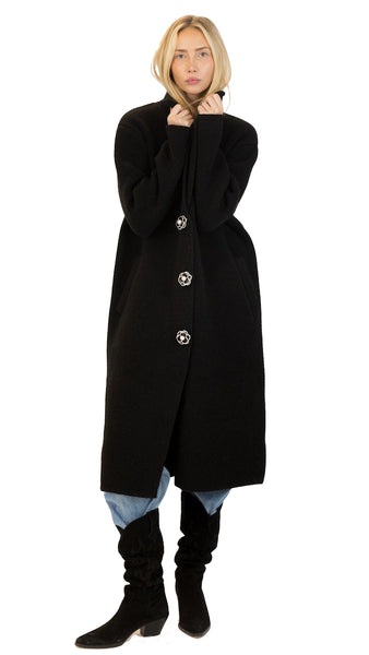 Victoria Black Eco Coat