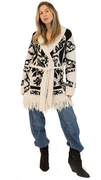 Zane Fringe Cardigan