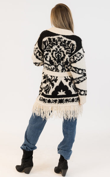 Zane Fringe Cardigan
