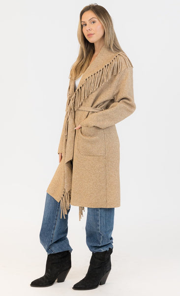 Ziggy Fringe Coat
