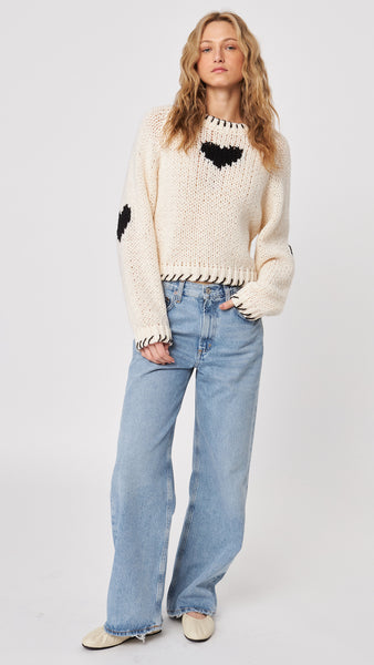 DECLAN HEART THROB SWEATER