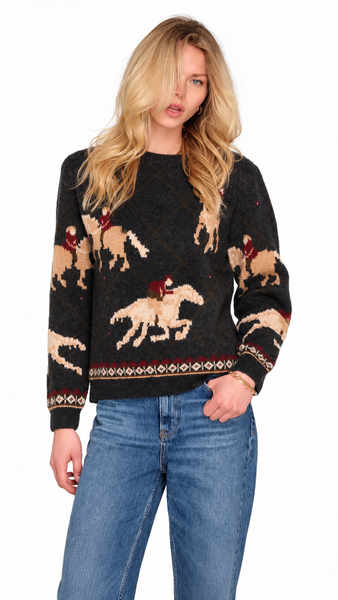 JEMMA HORSE RIDING SWEATER *LAST ONE - Sz L*