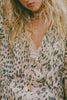 SNOW LEOPARD ASYMMETRICAL BLOUSE