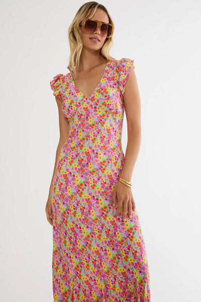 ELODIE MICRO FLORAL DRESS