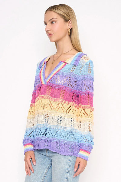 Multi Colour Crochet Sweater *LAST ONE*