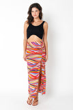 PIA MIDI RUSHED SKIRT