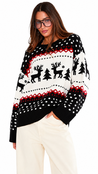 Remington Sweater in Twilight Fairisle