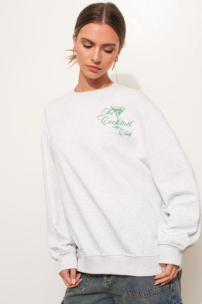 COCKTAIL CLUB SWEATSHIRT