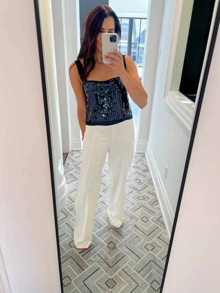 JEIEL SATIN BIAS PANT
