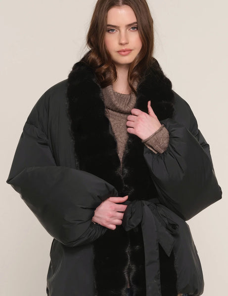 ASTORIA WRAP PUFFER JACKET