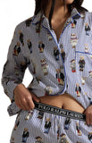 Iconic Polo Bear Cotton Sateen Madison Button Up Pajama Set - Polo Ralph Lauren *LOW STOCK*