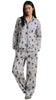 Iconic Polo Bear Cotton Sateen Madison Button Up Pajama Set - Polo Ralph Lauren *LOW STOCK*