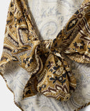 RAESW PAISLEY PRINTED HALTERNECK TOP & SHORT SET