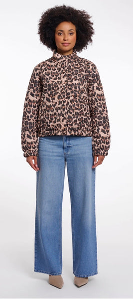 ABA QUILTED LEOPARD JACKET *LAST ONE - Sz L*