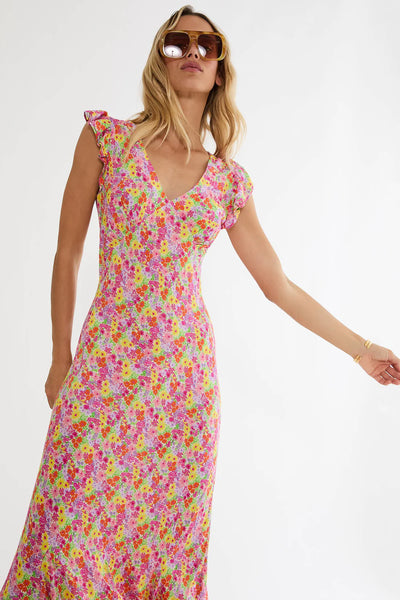 ELODIE MICRO FLORAL DRESS