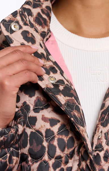ABA QUILTED LEOPARD JACKET *LAST ONE - Sz L*