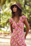 ELODIE MICRO FLORAL DRESS