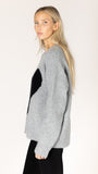 ATHENA HEART CREW SWEATER